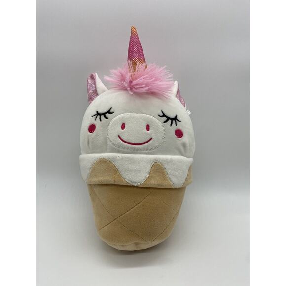 Ice Cream Cone Unicorn 11” Plush Stuffed Animal - Picture 1 of 5